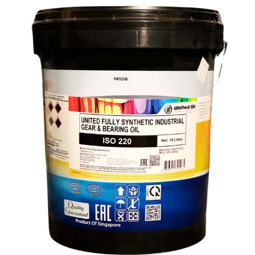 Dầu hộp số bánh răng chịu nhiệt United Est Chain & Gear Oil ISO 220